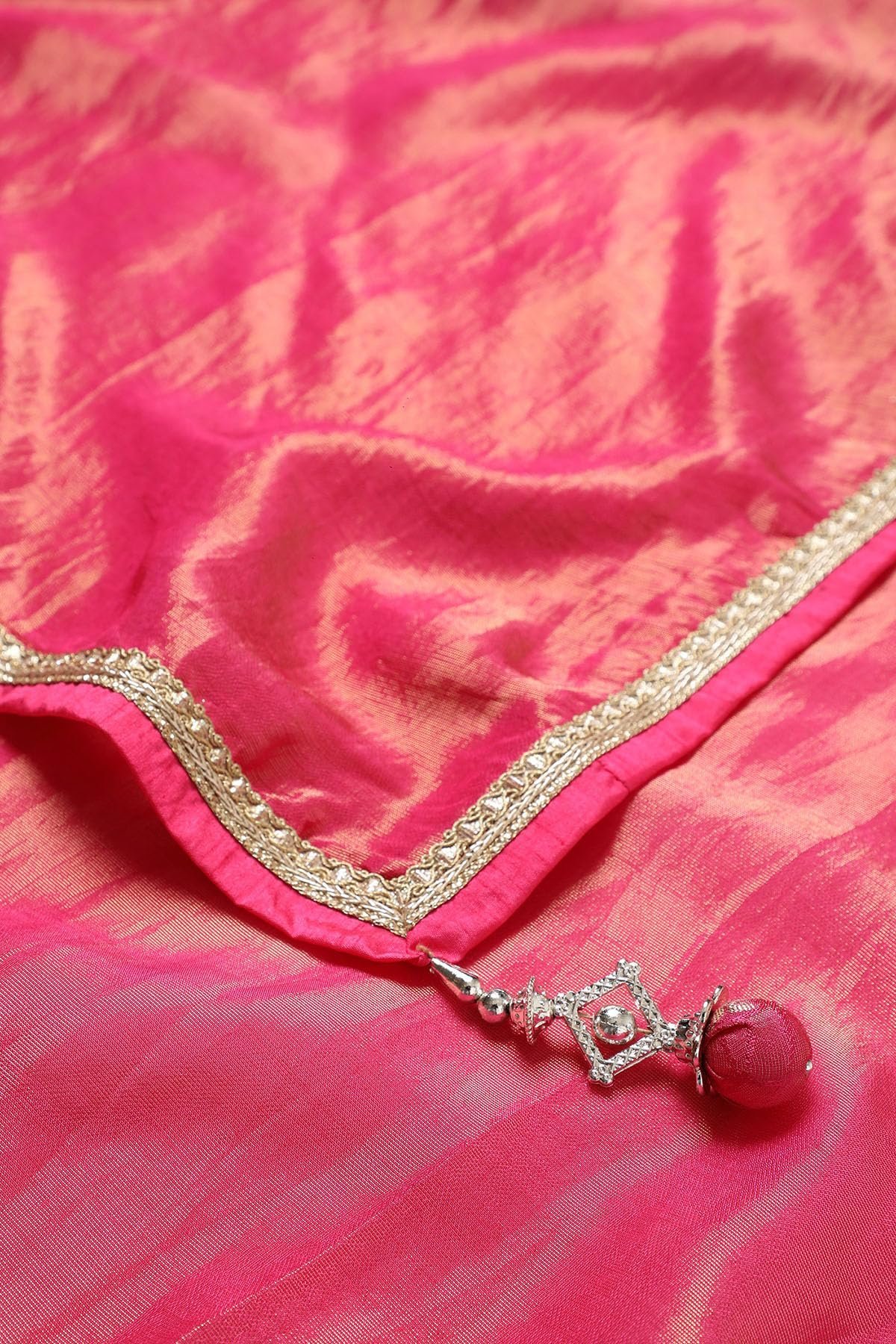 Soch Women's Pure Georgette Lehenga Choli (OWS5CD21620A_Fuchsia_XL) - Image 3