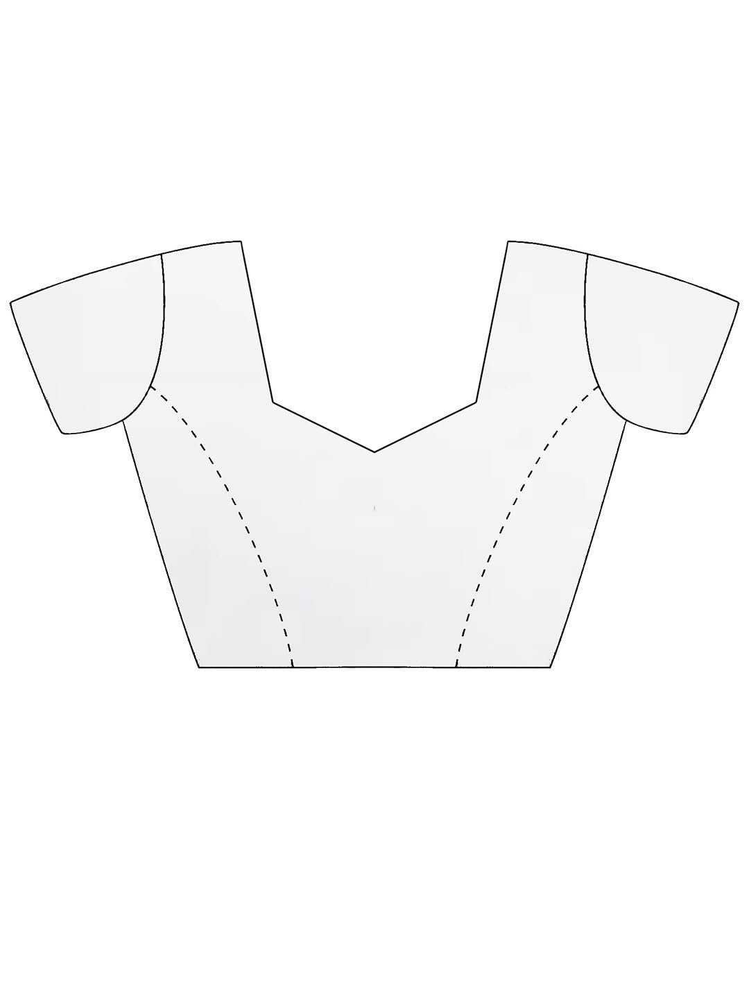 AKHILAM Women's Beige Shimmer Organza Sequence Embroidery Saree With Unstitched Blouse Piece - Image 2