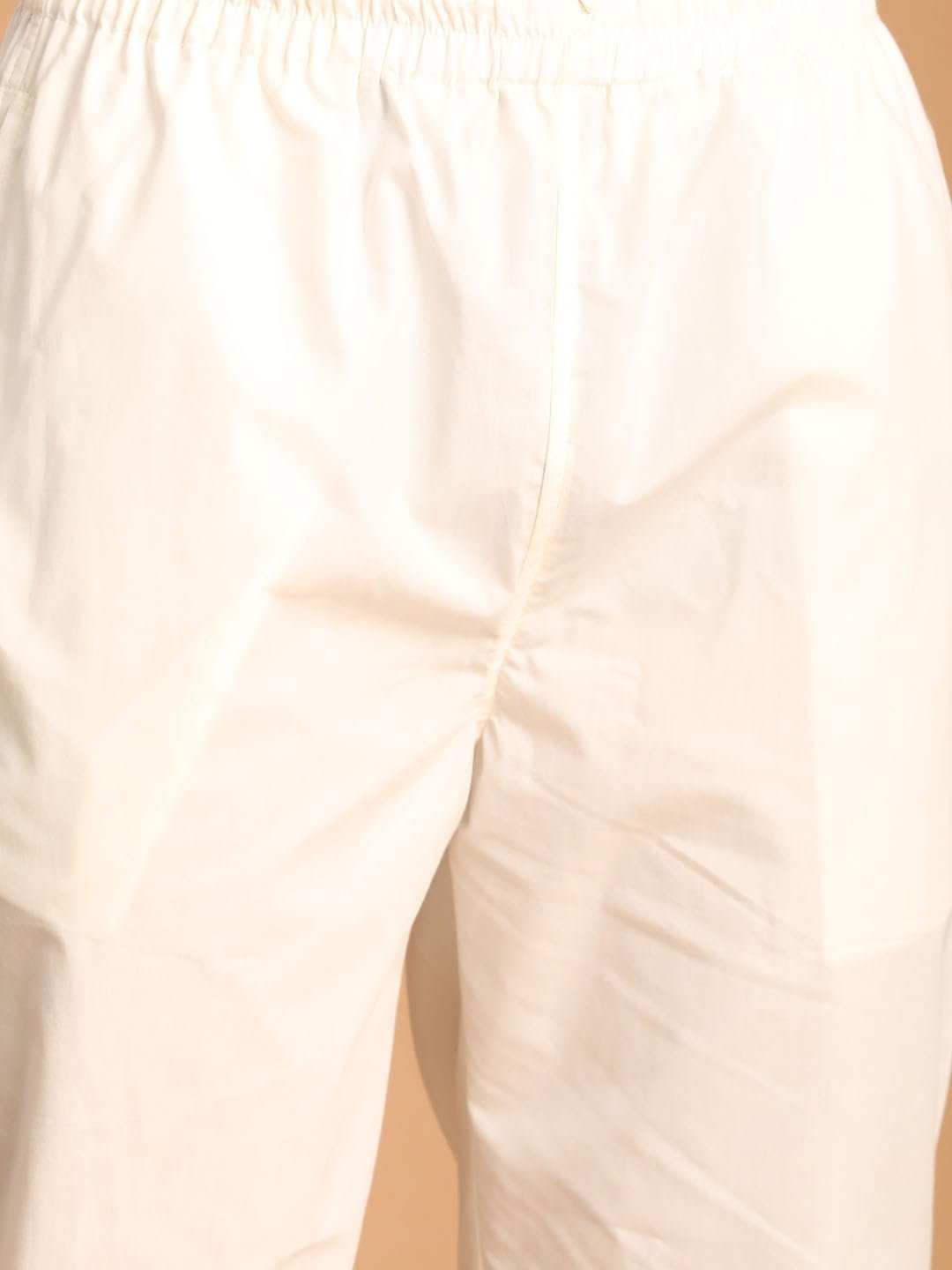 Vastramay Leaf Pattern Cotton Nehru Jacket with Kurta and Pyjama Set Elegant Ethnic Wear for Men - Image 4