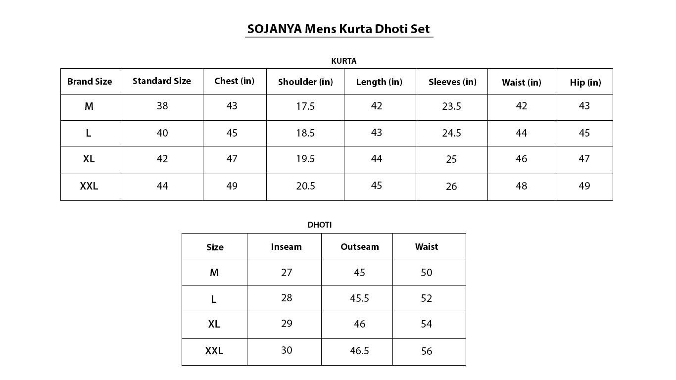 SOJANYA (Since 1958, Men's Maroon & Gold Silk Blend Kurta & Dhoti Set, Size: M - Image 2